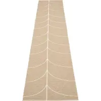 Pappelina Kudottu Matto Leif Light Nougat 70x360 cm