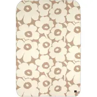 Marimekko Unikko Bed Spread 160X260 Cm - Beige - 160X260CM