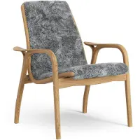 Swedese Laminett Nojatuoli Lampaannahka Öljytty Tammi / - Nojatuolit Lampaantalja Scandinavian Grey - 23101|E2254