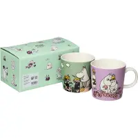 Arabia Moomin Mug 0,3L Sh & Lc 2Pc - Multi/patterned - 30 CL