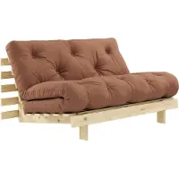 Karup Roots-futonsohva clay brown / mänty l 140 cm