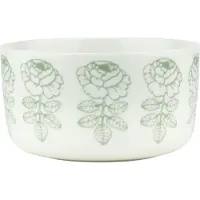Marimekko Oiva Vihkiruusu kulho White, salvia, 0,5 l