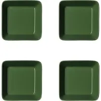 Iittala Teema neliskulmainen lautanen Metsänvihreä, 12x12 cm 4-pack