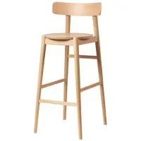 FDB Møbler J184 Øst baarituoli 75 cm Oak nature lacquered