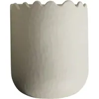 DBKD Flowery seinäruukku 19 cm Creme