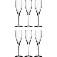 Orrefors More Samppanjalasi 18 Cl 6-pakkaus - Samppanjalasit Kristallilasi Kirkas - 6310104
