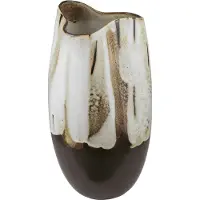 Mette Ditmer - By Hand Curve Maljakko 38,5 cm Offwhite