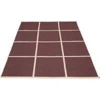 Pappelina Kudottu Matto Criss Burgundy 180x260 cm