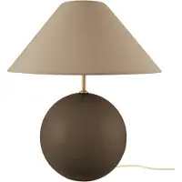 Globen Lighting Pöytävalaisin IRIS, Ruskea/ruoste, Olohuone/ruokailutila, Tekstiili/kangas/silkki, Skandinaavinen