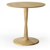 Ethnicraft Torsion Pöytä Ø70x69 Cm - Ruokapöydät & Baaripöydät Tammi - 50035