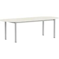 HAY Annex Pöytä Soikea 95x240 Cm Alumiini / - Ruokapöydät & Baaripöydät Komposiitti Cotton Cream - AF196-F294-AT15