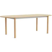 HAY Annex Pöytä Soikea 95x220 Cm Lakattu Tammi - Ruokapöydät & Baaripöydät Vesipohjaisella Lakalla Käsitelty Tammi Lacquered Oak - AF193-F293-AT16