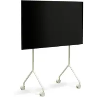 Pedestal Moon Light Tv-taso Pearl - Tv-penkit ja mediakalusteet Teräs Helmenvalkoinen - 010 026 007