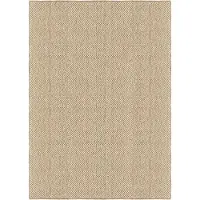 Layered Basket Weave Sisal Matto 140x200 Cm Luonnollinen - Sileäksi kudotut matot Sisali Natural - PLSINA140200