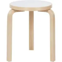 Artek 60 Jakkara / Valkoinen Laminaatti - Jakkarat Koivu - 28000152