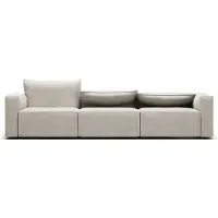 Decotique Moore Kolmipaikkainen Sohva - 3-istuttavat sohvat Chenillekangas Plush Beige - 384448-384449-384450