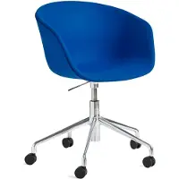 HAY Aac53 Tuoli 5 Star Swivel Aluminium / - Toimistotuolit Divina Blue - AA282-A001-AA37