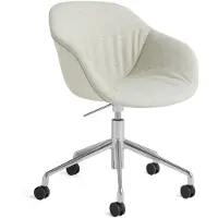 HAY Aac 253 Tuoli 5 Star Swivel Kiillotettu Alumiini / Hallingdal - Tuolit Tekstiili Harmaa - AC136-A108-AA25