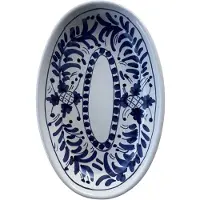 Piccola Home Positano Tarjoiluastia 26 Cm - Tarjoiluvadit Terrakotta Sininen - OV26TV-A_PO-BLUE