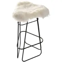 Cuero Design Iceland Baarijakkara 82 Cm Musta / - Baarijakkarat Teräs Wild White - 1671911