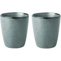 Aida Raw Munakuppi 2 Kpl:n Pakkaus - Kahvikupit Kivitavara Northern Green - 15728-2-PACK