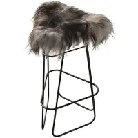 Cuero Design Iceland Baarijakkara 82 Cm Musta / - Baarijakkarat Teräs Wild Grey - 1691211