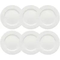 Rörstrand Swedish Grace Lautanen 270 Mm Lumi 6 Kpl - Ruokalautaset Posliini Snow (White) - 1011834-6pack