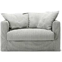 Decotique Le Grand Air Love Seat-sohva - Nojatuolit Pellava Ash Stripe - 423346+431786+431788