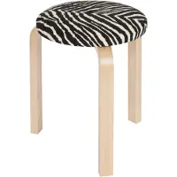 Artek 60 Jakkara Luonnonlakattu / Zebra - Jakkarat Koivu - 12