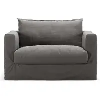 Decotique Le Grand Air Nou Love Seat-sohva - Nojatuolit Puuvilla Harmaa - 11003123+11003226