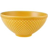 Bordallo Pinheiro Bicos Tarjoiluastia Ø25 Cm - Salaattikulhot Kivitavara Keltainen - 65032264
