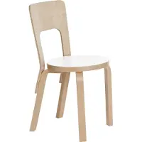 Artek 66 Tuoli / Valkoinen Laminaatti - Tuolit Koivu - 28100272