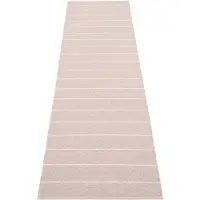 Pappelina Carl Matto Pale Rose / Pearl Pink 70x270 Cm - Kuviolliset matot Pvc Helmenvaalea - CA7A727