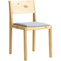 Vaarnii 016 Maasto Ruokapöydän Tuoli Verhoiltu Istuin Luonnollinen - Tuolit Honkapuu Natural - 201040