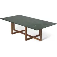 OX Denmarq Ninety Sohvapöytä 120x60x40 Cm Savutammenvärinen/indion - Sohvapöydät Marmori Vihreä - OX40638-23