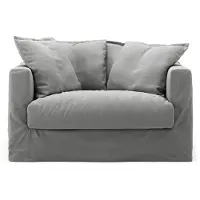 Decotique Le Grand Air Love Seat-sohva - Nojatuolit Puuvilla Vaaleanharmaa - 300814+431788+431786