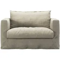 Decotique Le Grand Air Nou Love Seat-sohva - Nojatuolit Pellava Natural Blonde - 11003123+11003127