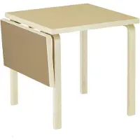 Artek Aalto Dl81c Pöytä Pidennettävä Clay / - Ruokapöydät & Baaripöydät Linoleumi Saksanpähkinä - 28306084