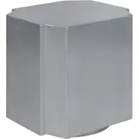 Louise Roe Funki Jakkara 01 40x46 Cm - Jakkarat Harjattu Alumiini Brushed Aluminium - 10165-10-26