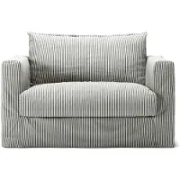 Decotique Le Grand Air Nou Love Seat-sohva - Nojatuolit Pellava Ash Stripe - 11003123+11003235