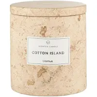 Blomus Scented Travertine Candle - 11 Cm, Ø 10 Cm - Frabli - Travertine - Beige - L 100CM