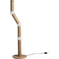 Oblure Lightbone lattiavalaisin 124,3 cm Natural oak