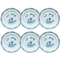 Rörstrand Ostindia Plate 27 Cm 6 Pcs - Ruokalautaset Posliini Valkoinen - 1011687-6pack