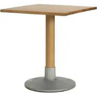 Design House Stockholm Tock Pöytä 70x70 Cm - Ruokapöydät & Baaripöydät Hiekkavalettu Alumiini Tammi - 3551-8400
