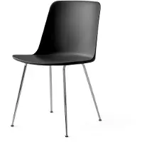 &tradition Rely Tuoli Hw6 Chrome / - Tuolit Kierrätetty Polypropeeni Musta - 133904A066
