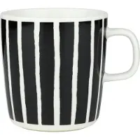 Marimekko Piccolo muki 40 cl Musta-valkoinen