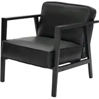 Andersen Lc1 Nojatuoli lakattu Tammi/ - Nojatuolit Umpitammi Musta - 3-620020909101
