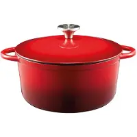 Dorre Enameled Cast Iron Pot Gretl - Red - 4 l