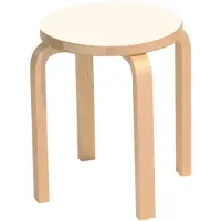 Artek E60 Jakkara / Valkoinen Laminaatti - Jakkarat Koivu - 28000352