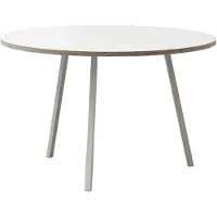 HAY Loop Stand Round Pöytä 105 Cm - Ruokapöydät & Baaripöydät Laminaatti Valkoinen - AA659-A339-AA53